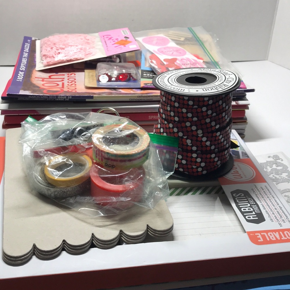 Scrapbook Card Making Altered Art Lot